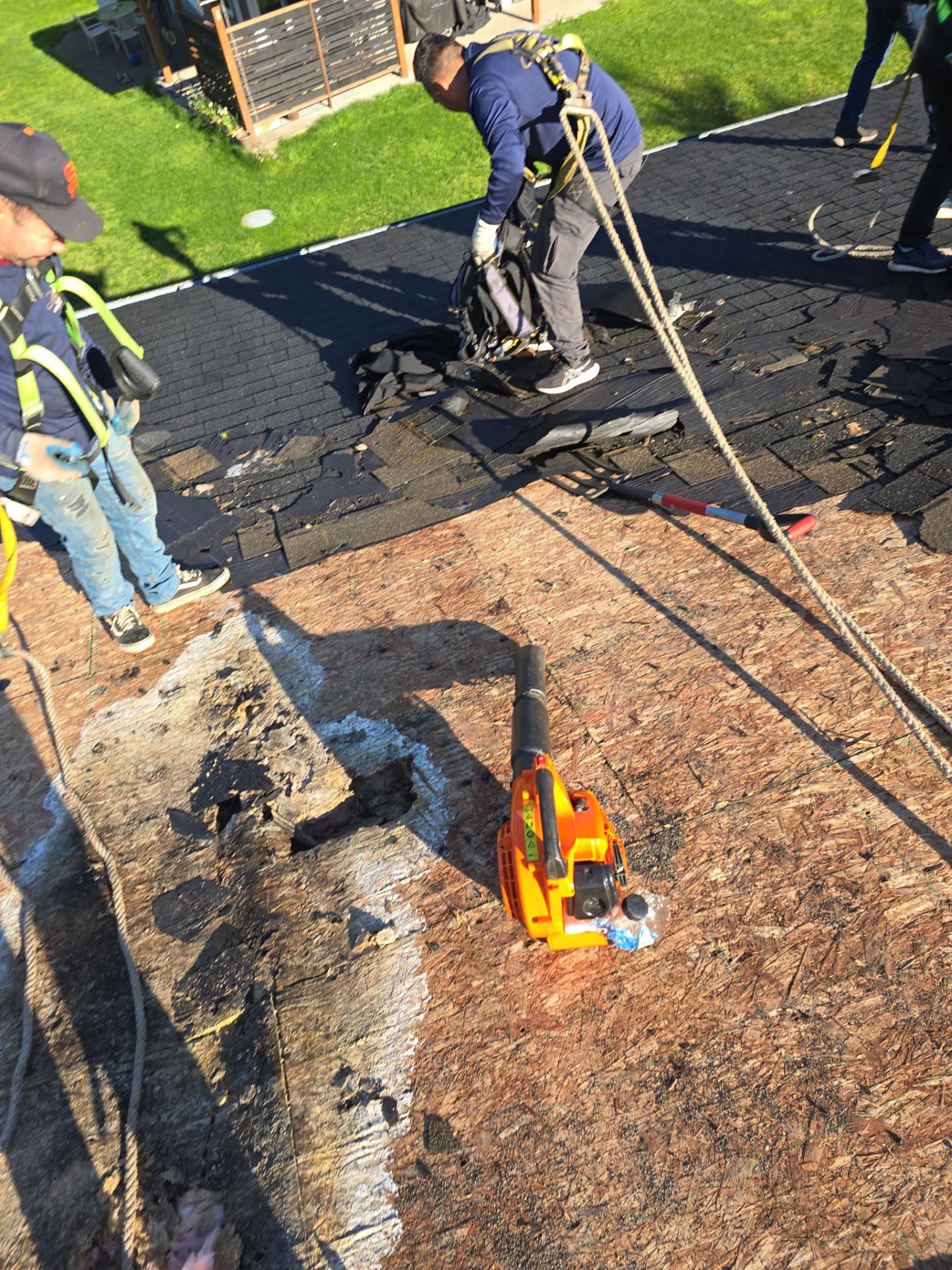 Inspection photo: roof condition before Amor Roofing install in Lake Stevens, WA