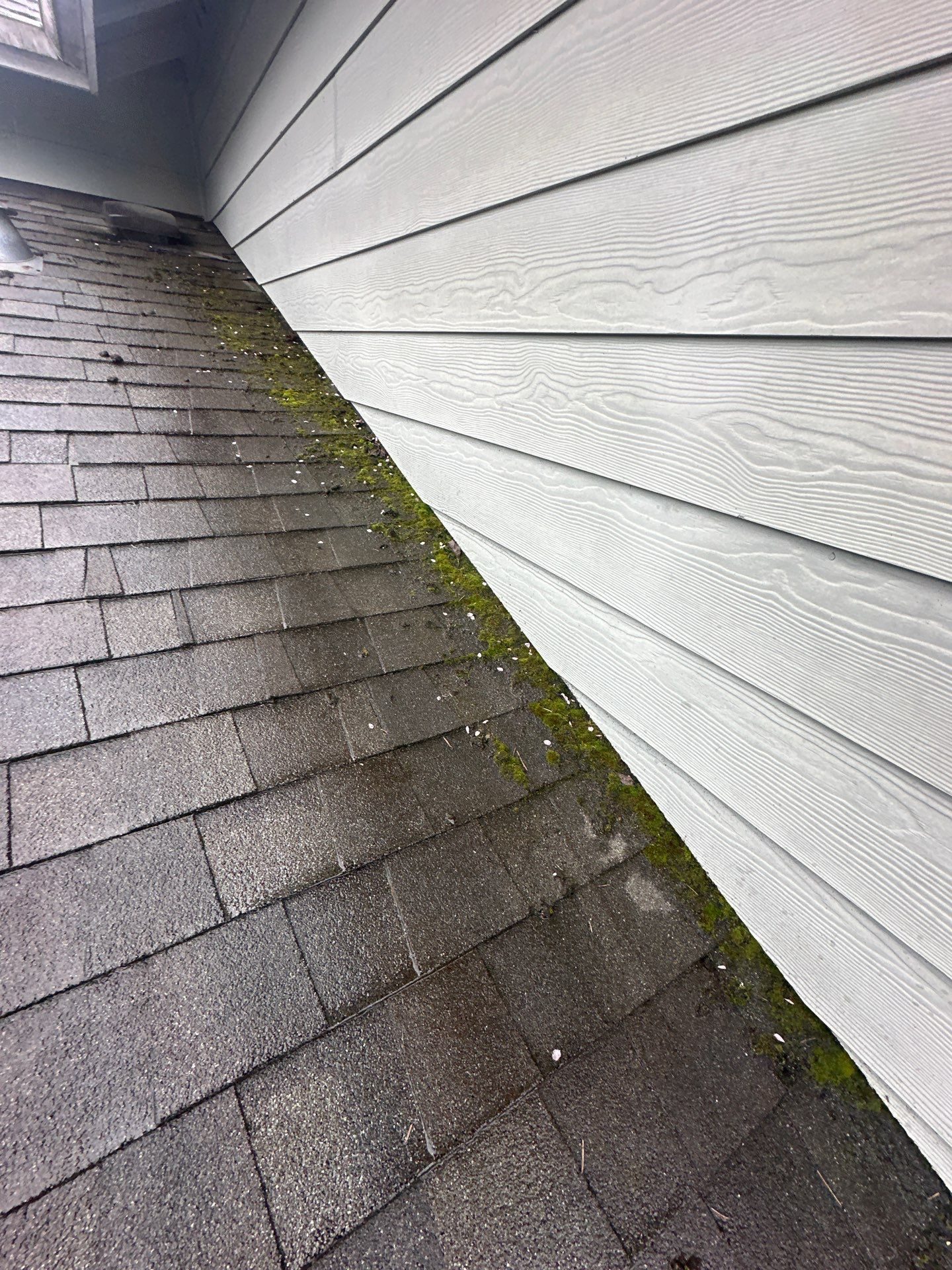 Storm Grey asphalt shingle roof installation on Mill Creek, WA home, full property context