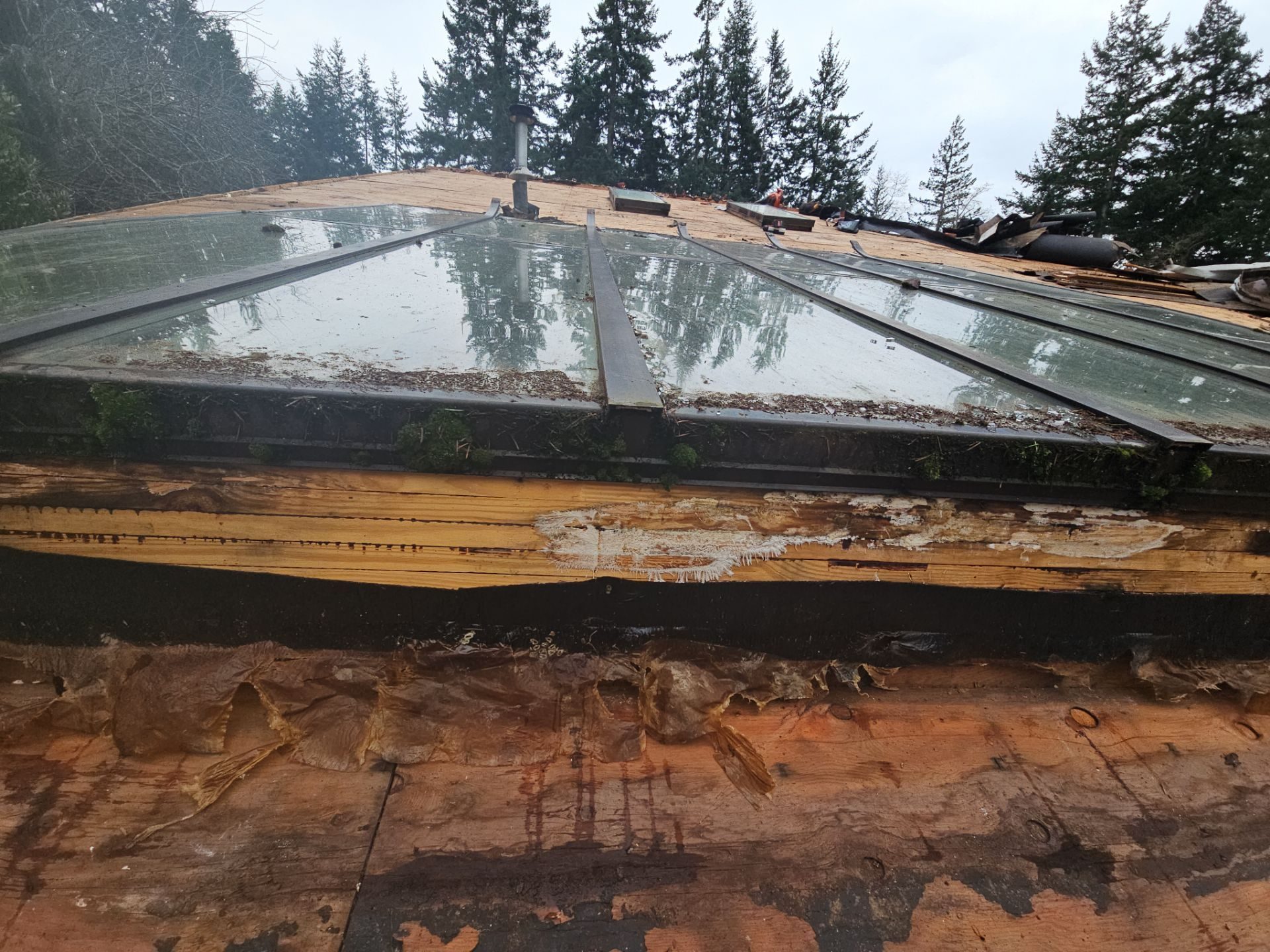 Process documentation during Antique Clay Brava Spanish barrel tile install in Camano Island, WA