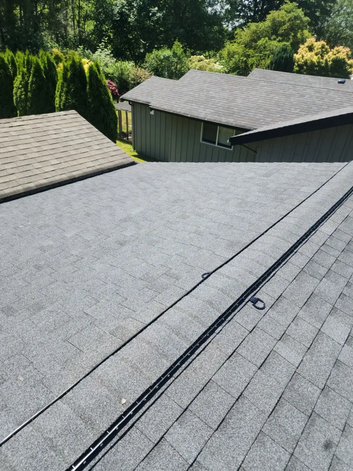Anderson Residence, Lake Stevens, completed Heather Grey asphalt install